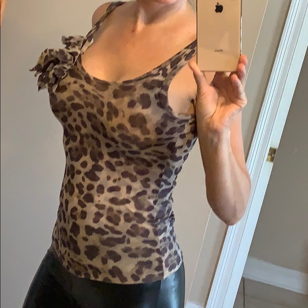 Cache Animal print top